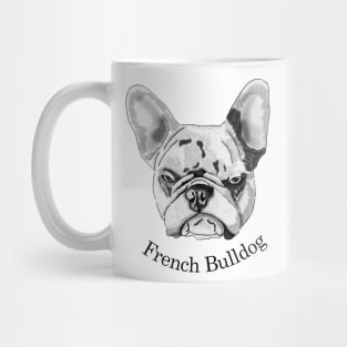 French bulldog newspaper style Mug